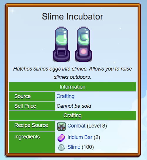 Slime Incubator