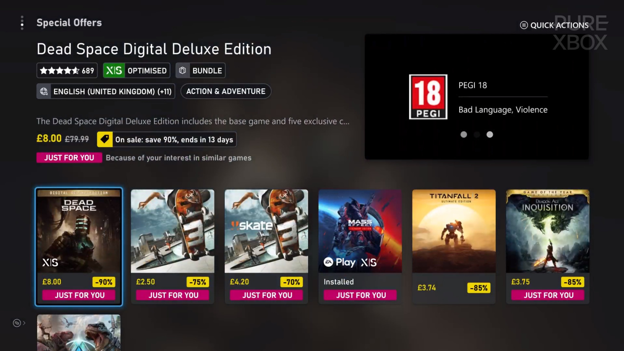 Microsoft introduces exclusive Just For You deals at Xbox sales